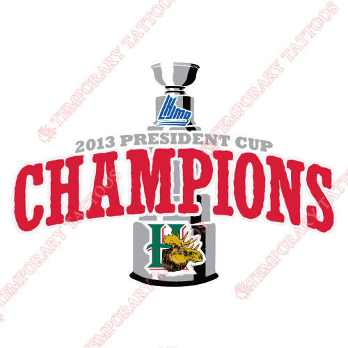 Halifax Mooseheads Customize Temporary Tattoos Stickers NO.7434